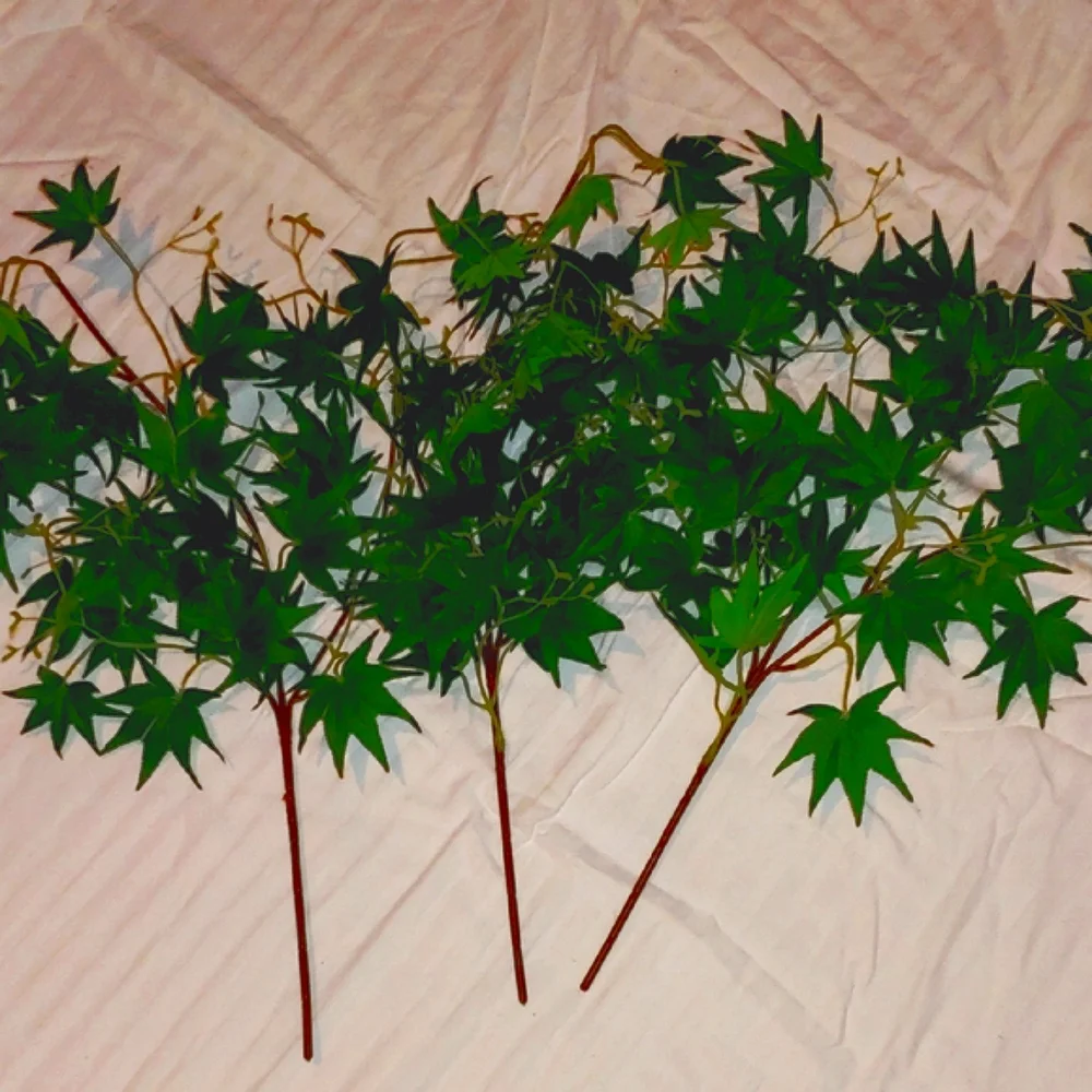 Artificial Green Leaf Bundles x3 * 8